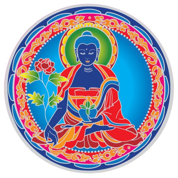 Blue Medicine Buddha Mandala Sunseal